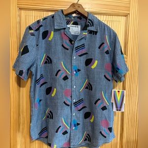 Pride Women’s #takepride button front blouse